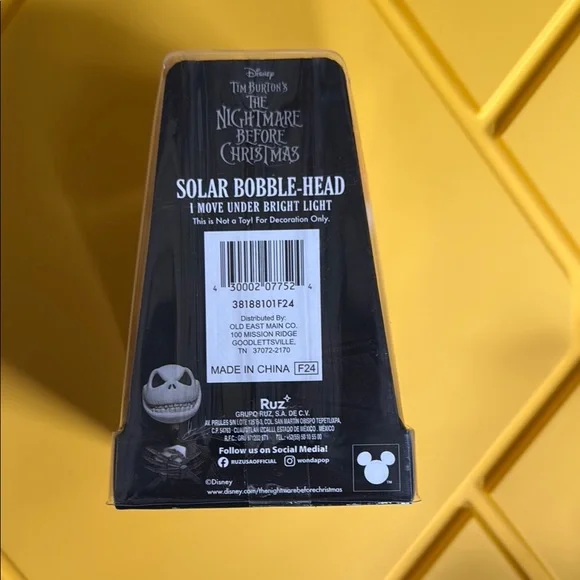 Disney Solar Bobble-Head with Santa Hat - Picture 2 of 4